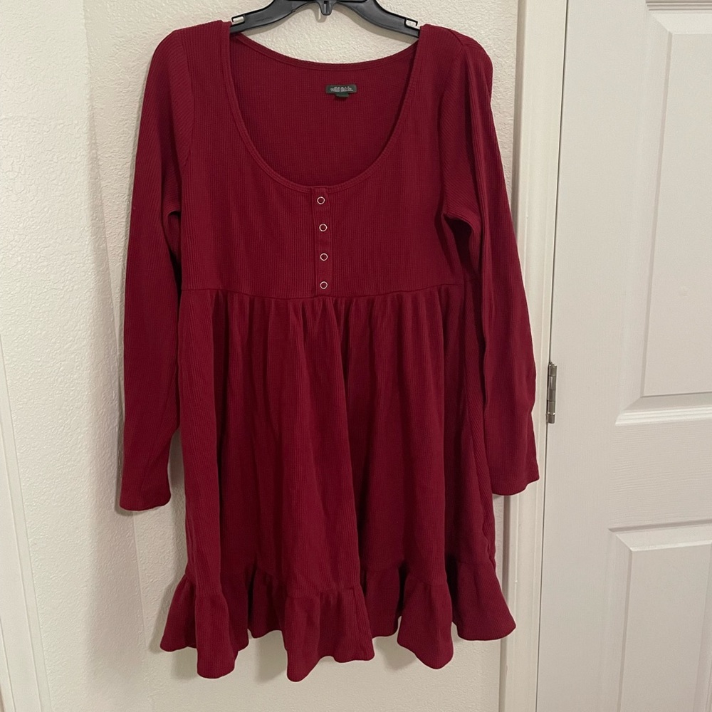 Long sleeve XL dress